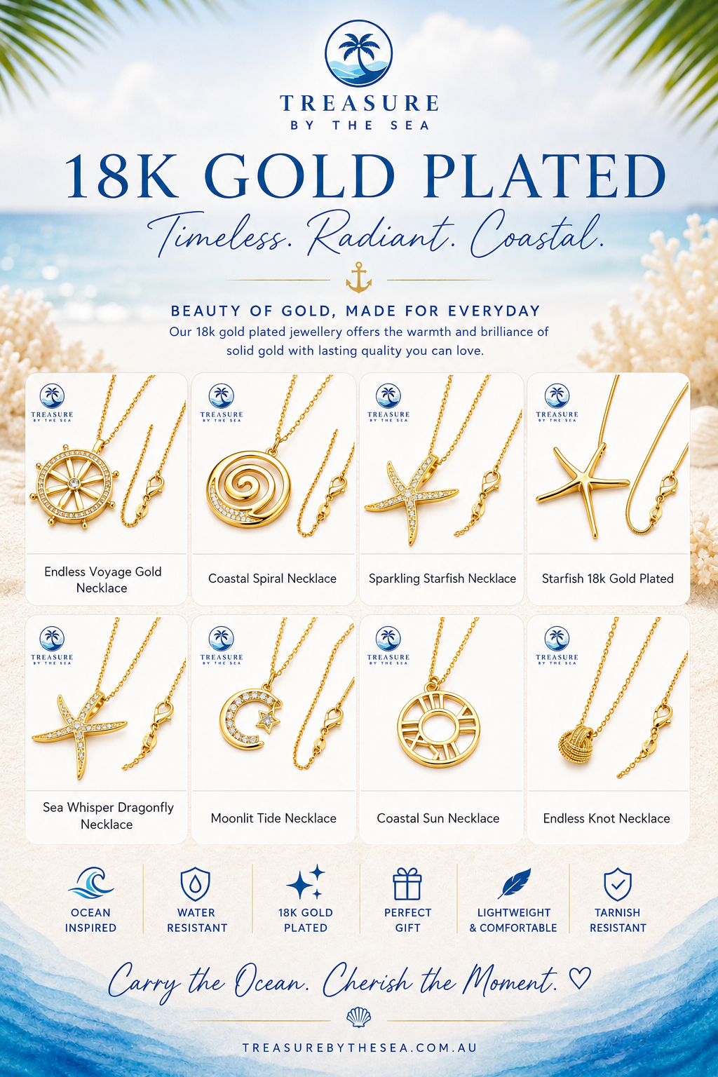 18k Gold Plated Jewellery