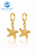 Starfish detailed Earrings Stainless Steel