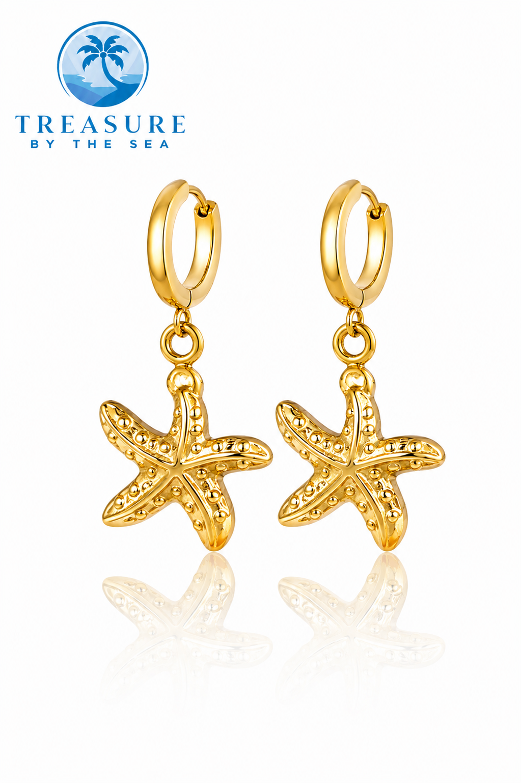 Starfish detailed Earrings Stainless Steel