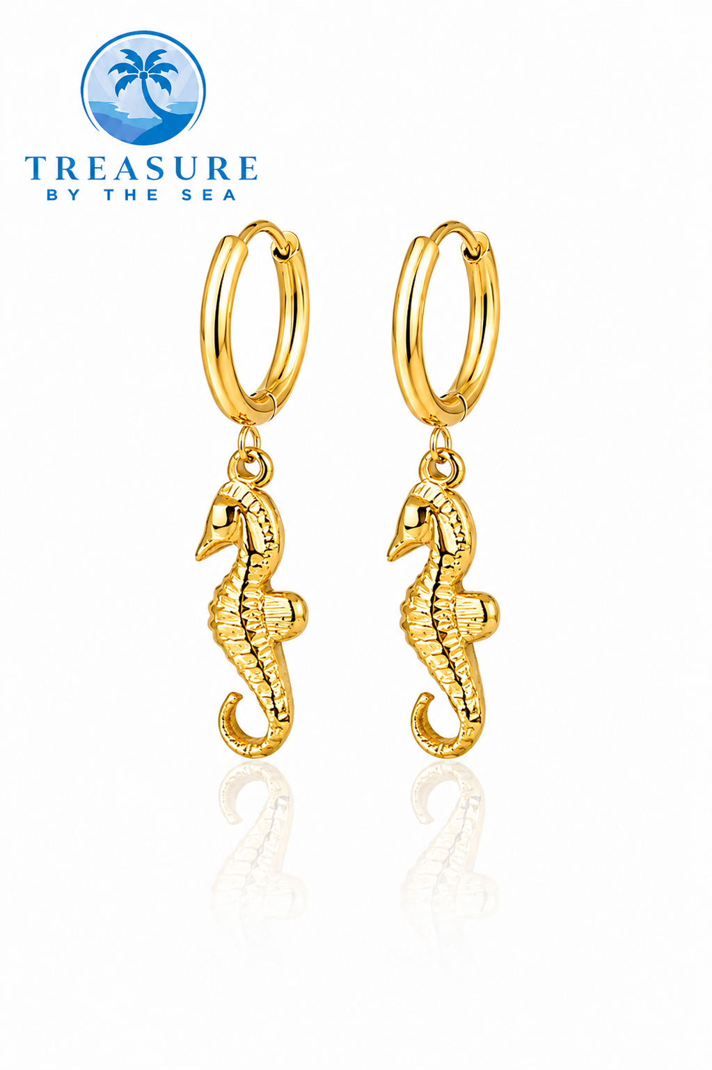 Seahorse  Earrings Stainless Steel