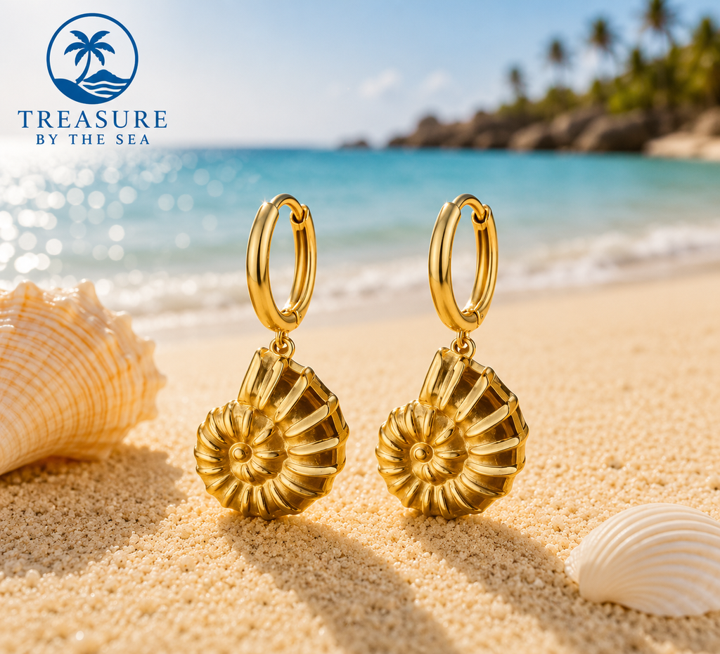 Nautilus Earrings Stainless Steel