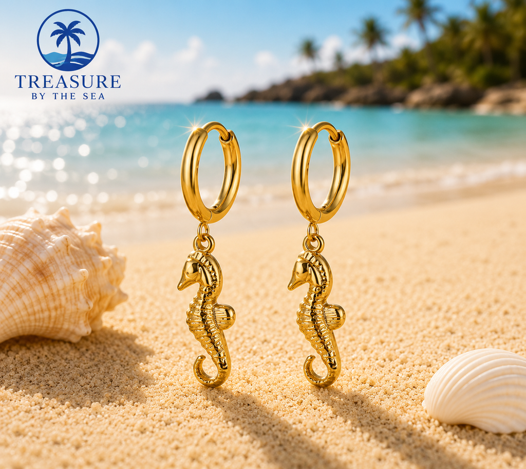 Seahorse  Earrings Stainless Steel