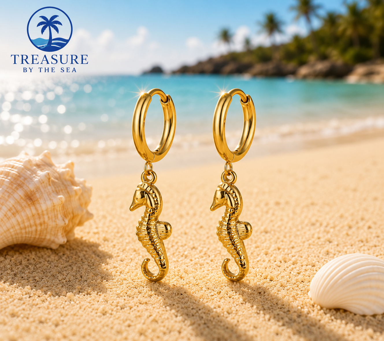 Seahorse  Earrings Stainless Steel