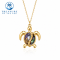 Paua Tide Turtle Necklace