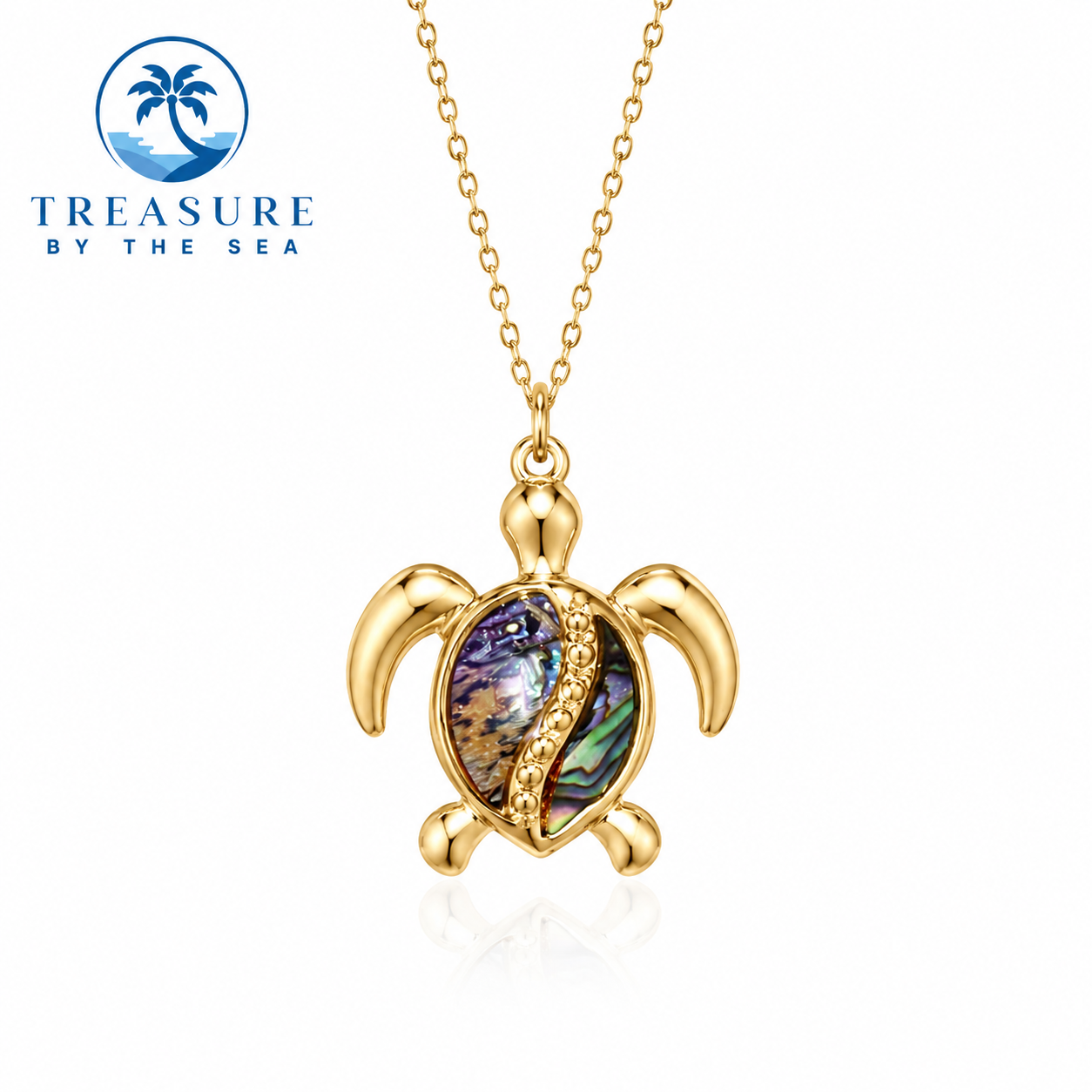 Paua Tide Turtle Necklace