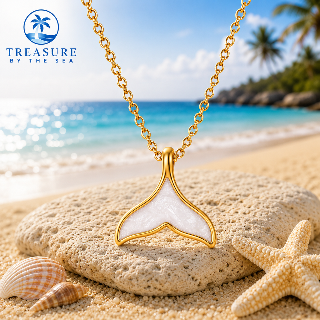 Pearl Tide Whale Necklace