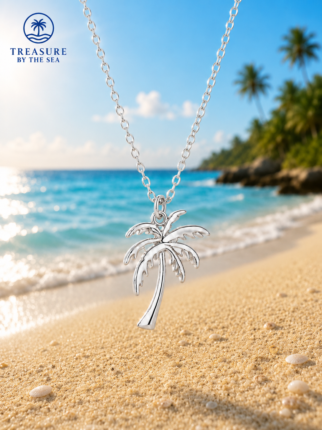 Island Breeze Silver Necklace Stainless Steel