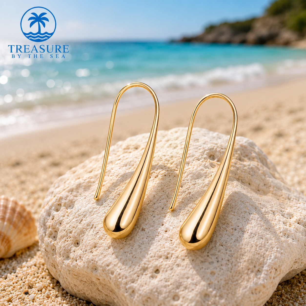 Waterdrop Earrings Gold
