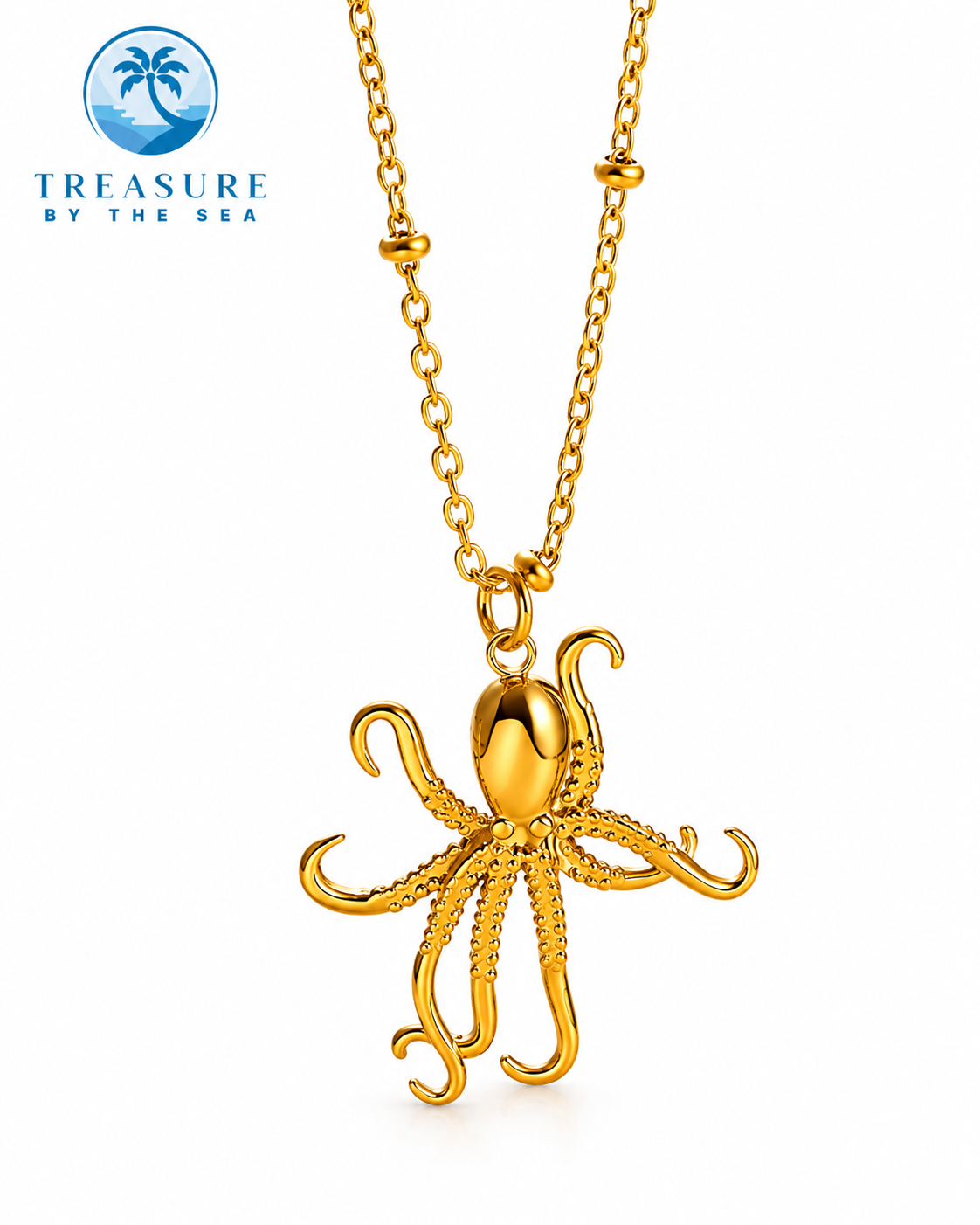 Octopus Necklace Stainless Steel
