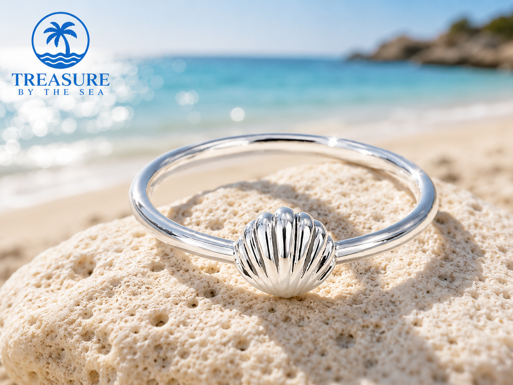 Silver Seashell Ring