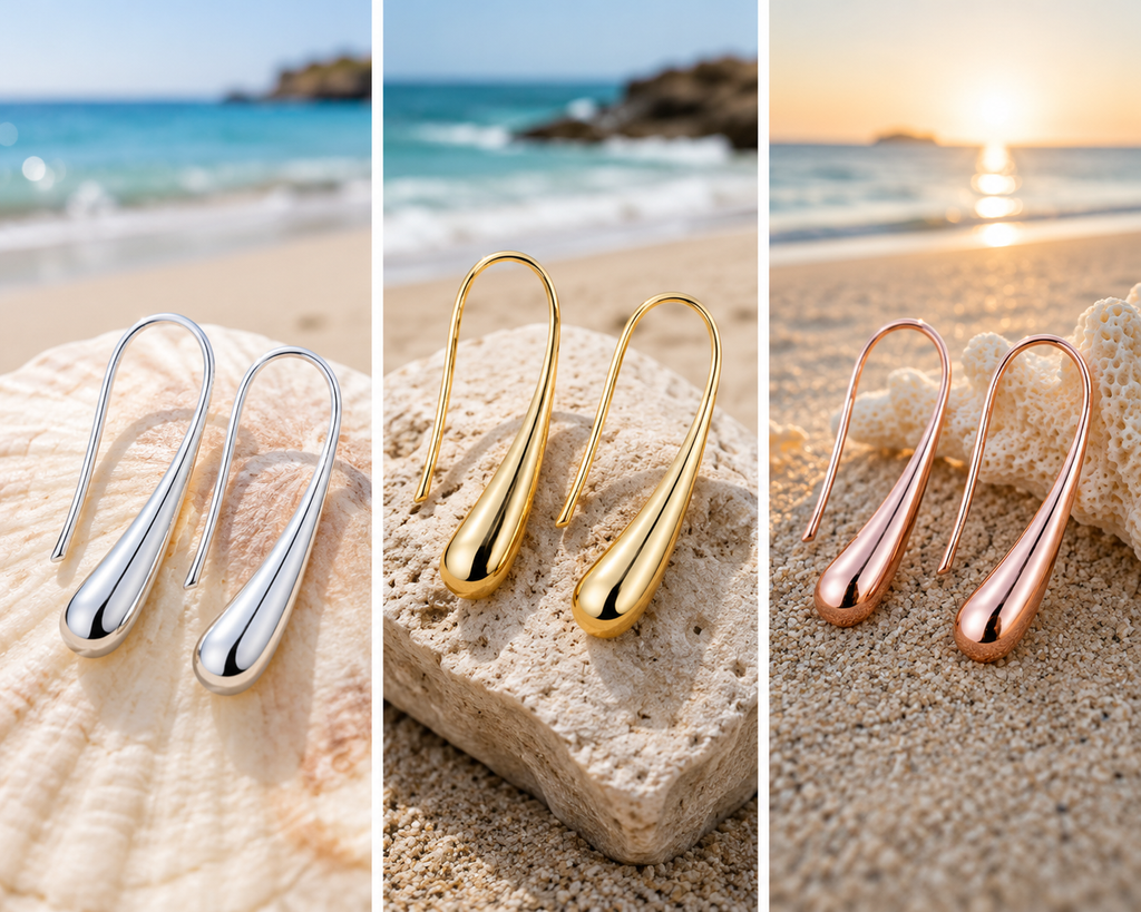 Waterdrop Earrings Sterling Silver