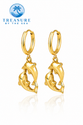 Dolphin Earrings Stainless Steel