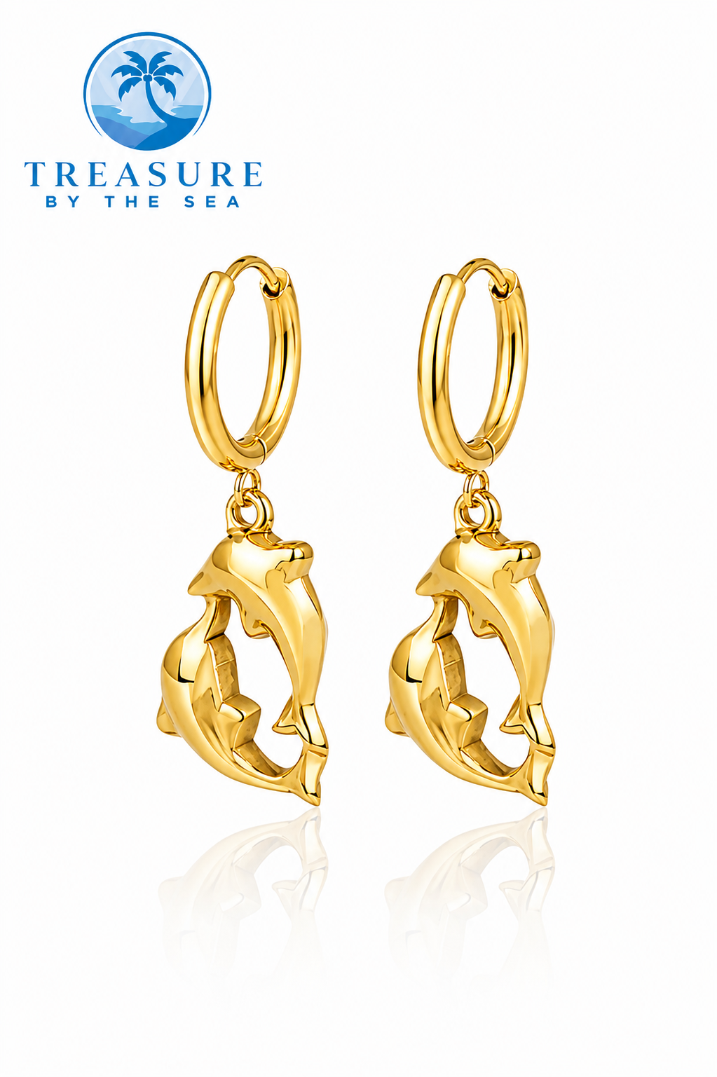 Dolphin Earrings Stainless Steel