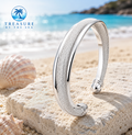 Sterling Silver Ocean Mist Cuff Bracelet