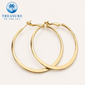 Gold Hoops Stainless Steel