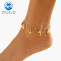 Ocean Charms Stainless Steel Anklet