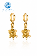 Turtle Earrings Stainless Steel