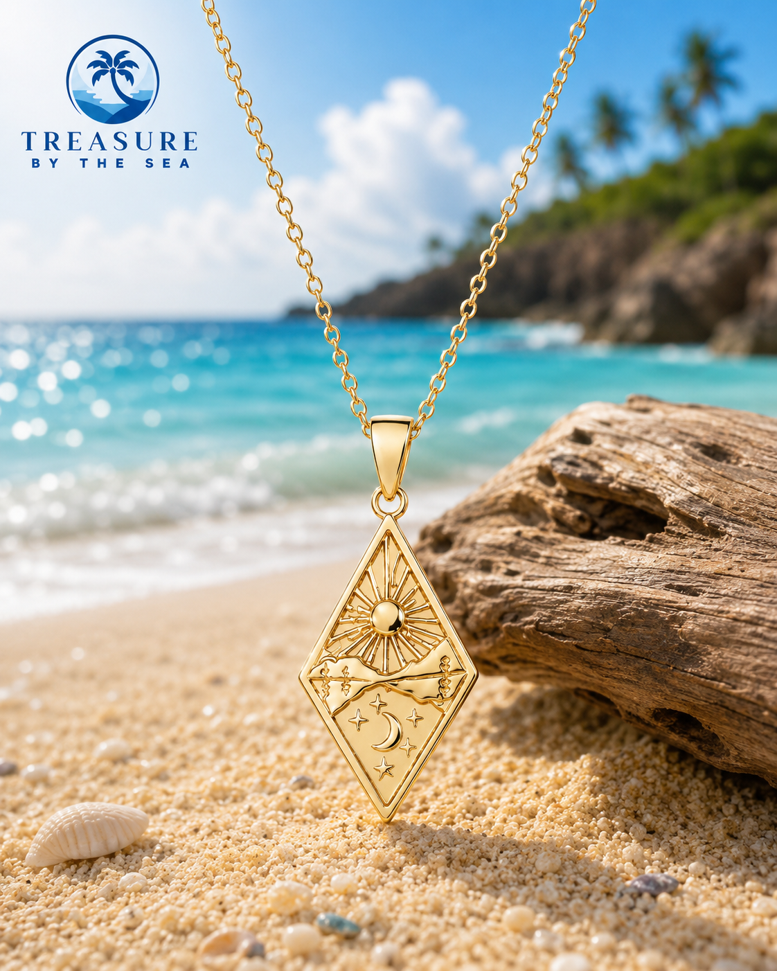 Sun & Moon Horizon Necklace