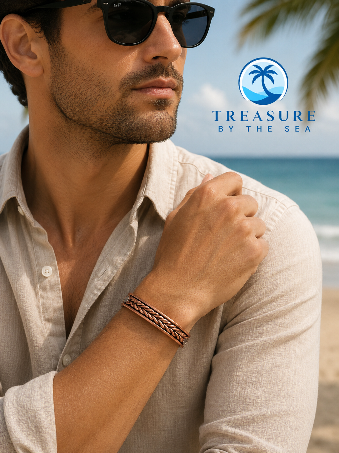 Rope Twist Copper Bracelet