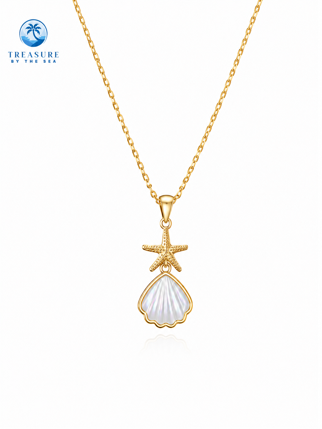 Starfish & Seashell Necklace