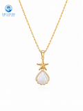 Starfish & Seashell Necklace