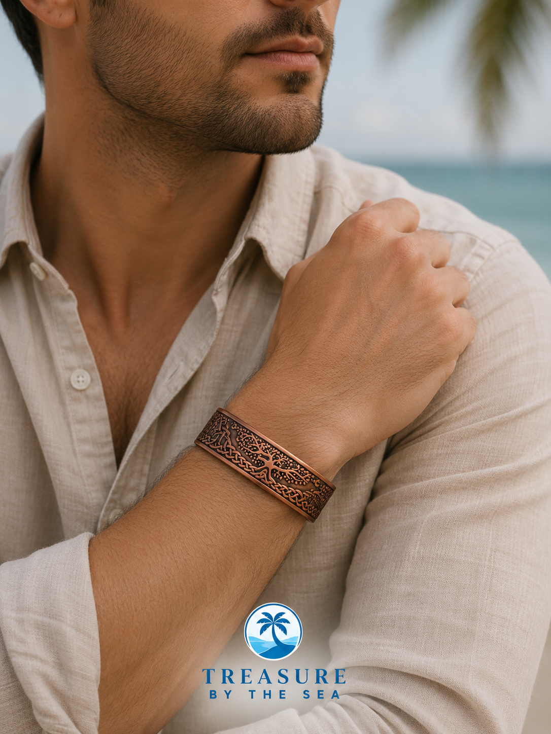 Celtic Tree of Life Copper Bracelet