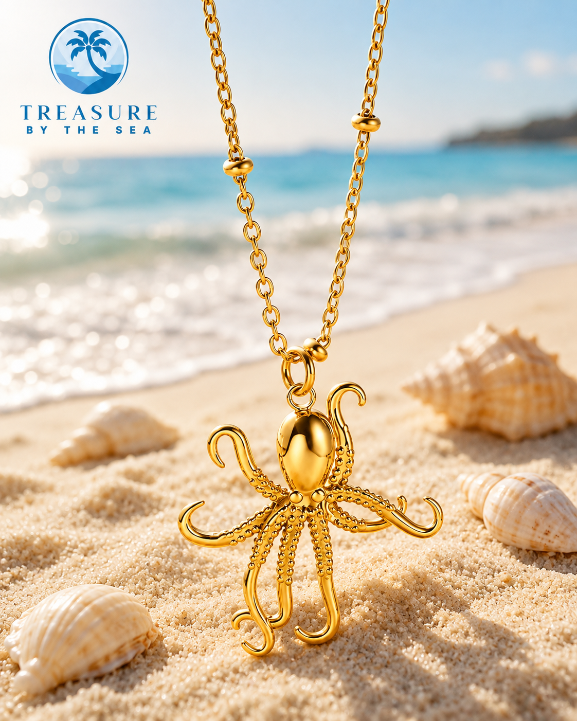 Octopus Necklace Stainless Steel