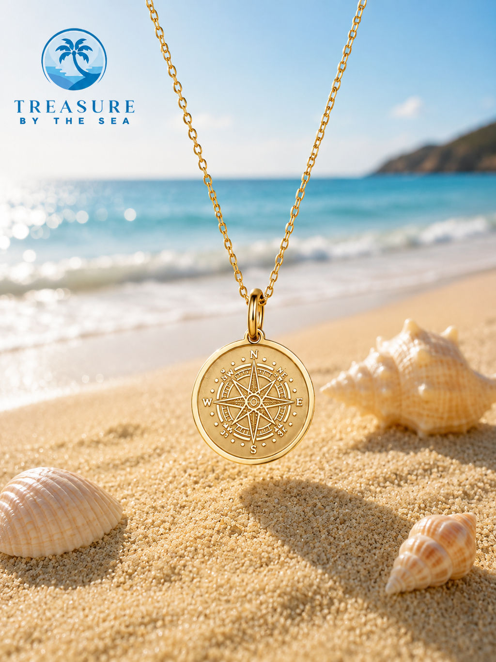 Ocean Compass Necklace