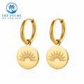 Coastal Sunrise Gold Earrings
