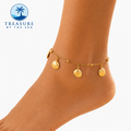Seashell Stainless Steel Anklet