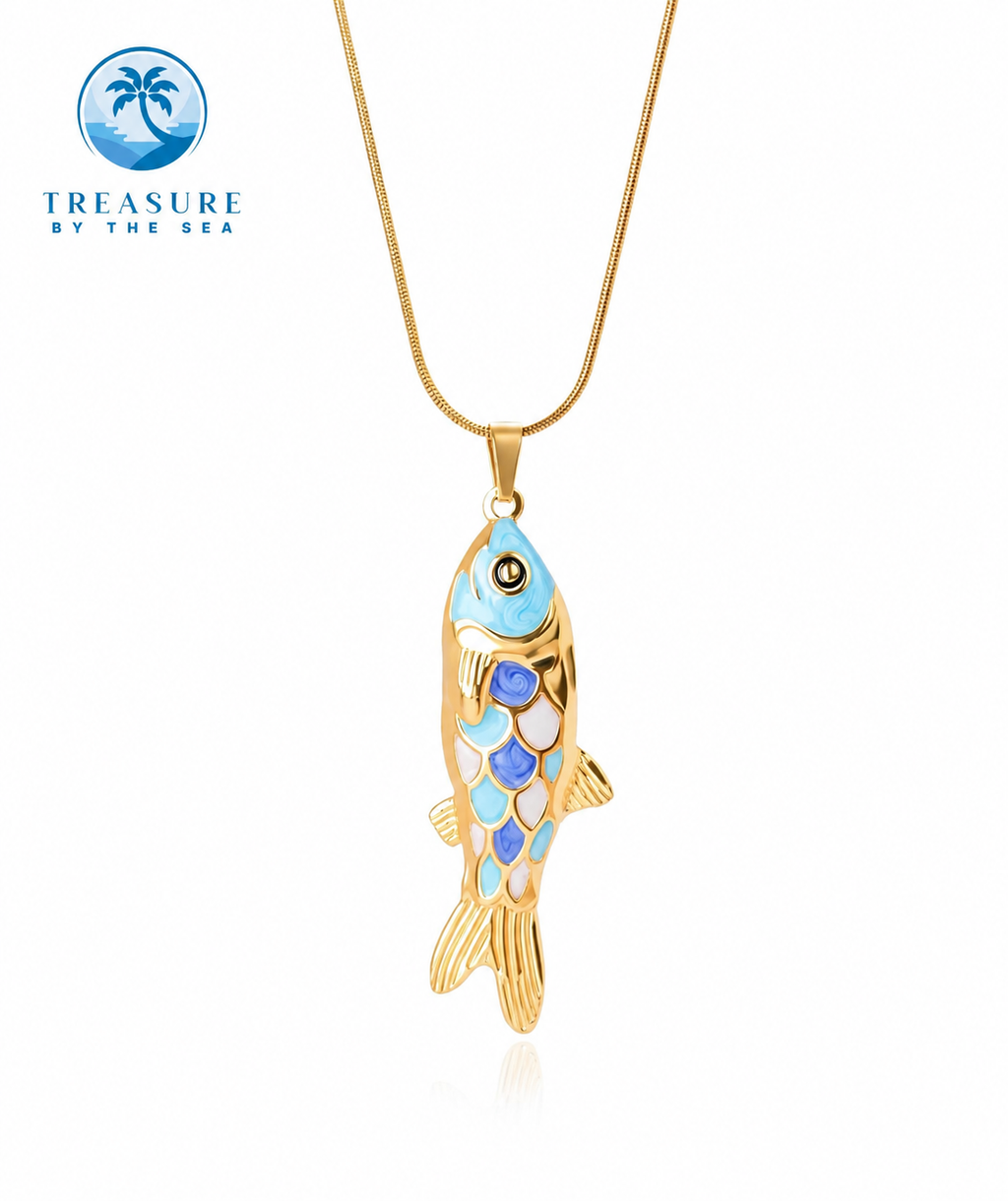 Ocean Tide Fish Necklace