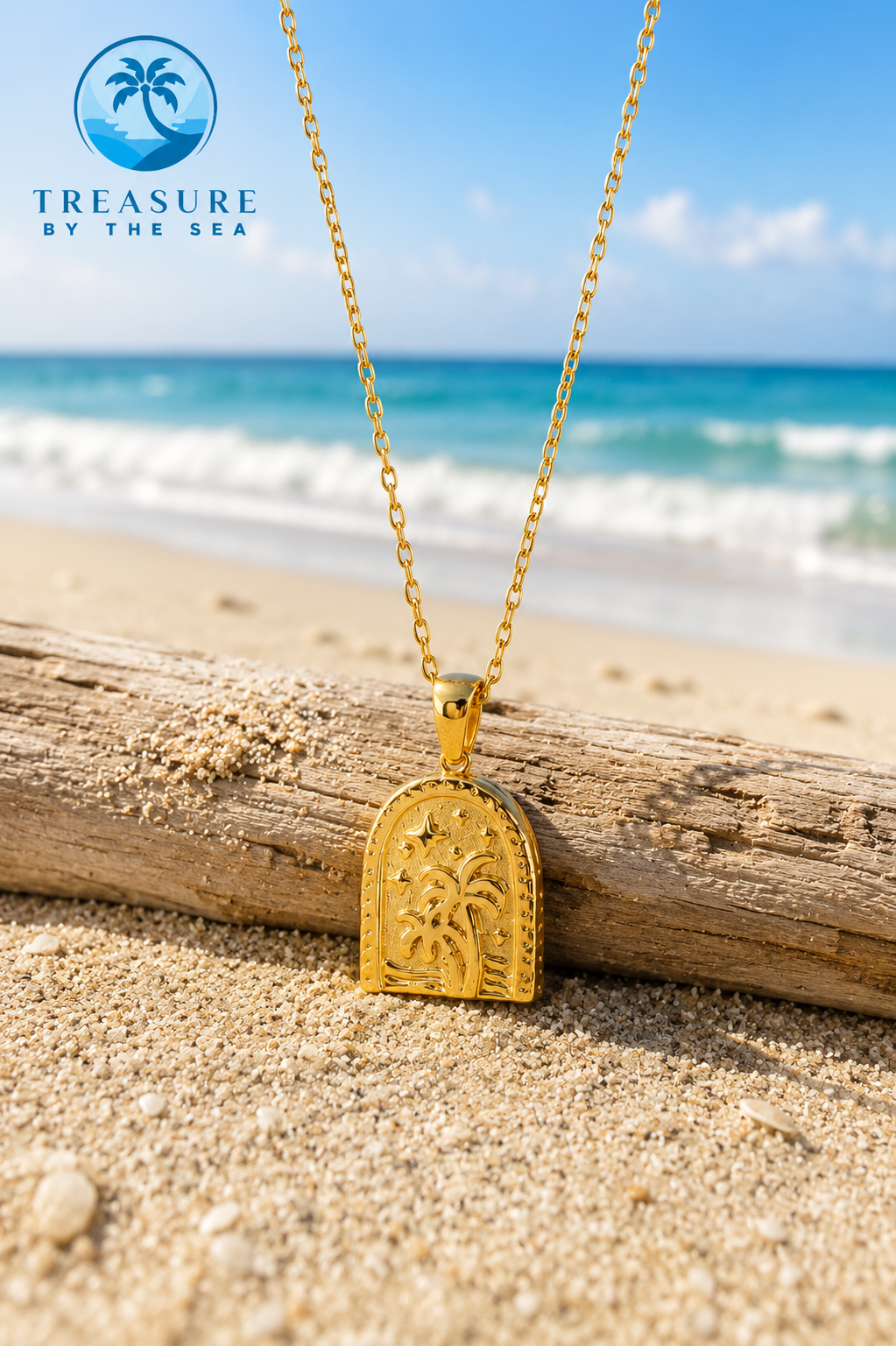 Coastal Paradise Golden Necklace