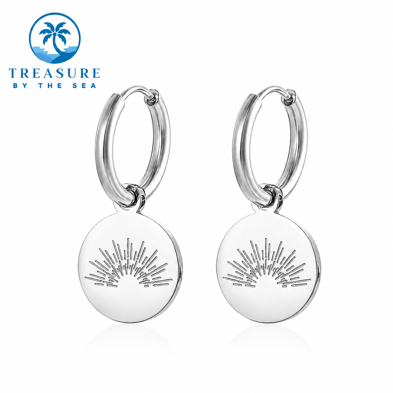 Coastal Sunrise Silver Earrings