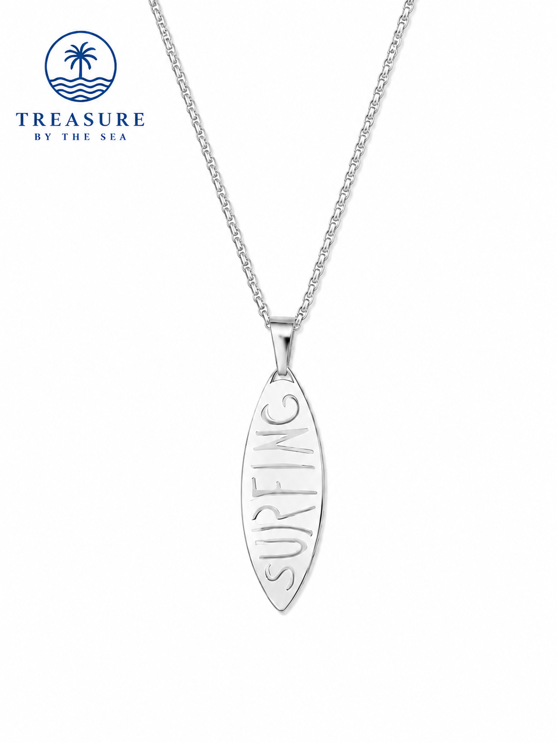 Surfing Pendant Necklace