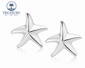 Sterling Silver Starfish Studs