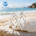 Coastal Twist Silver Earrings