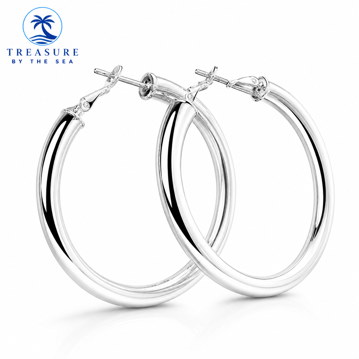 Sterling Silver Classic Hoop Earrings
