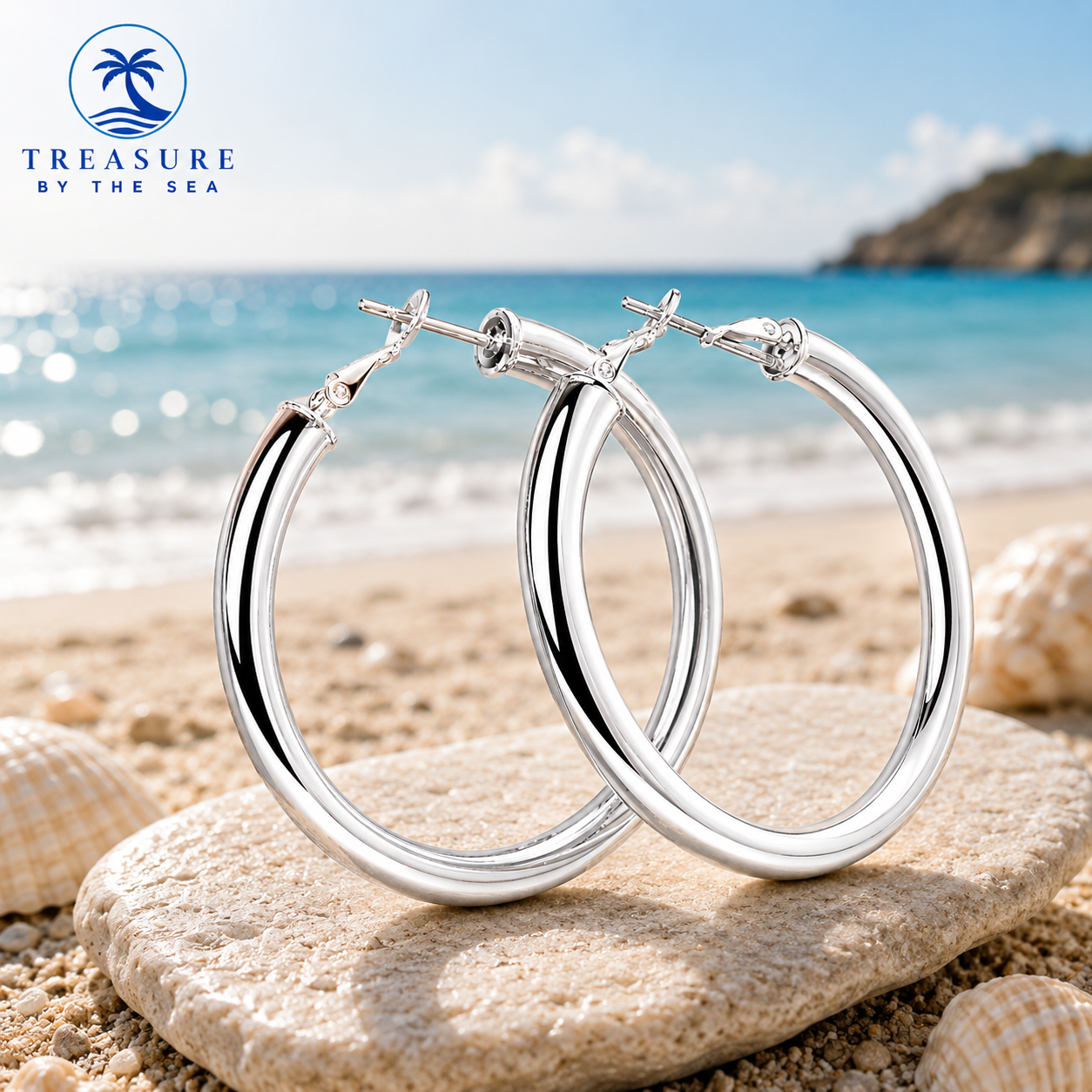 Sterling Silver Classic Hoop Earrings