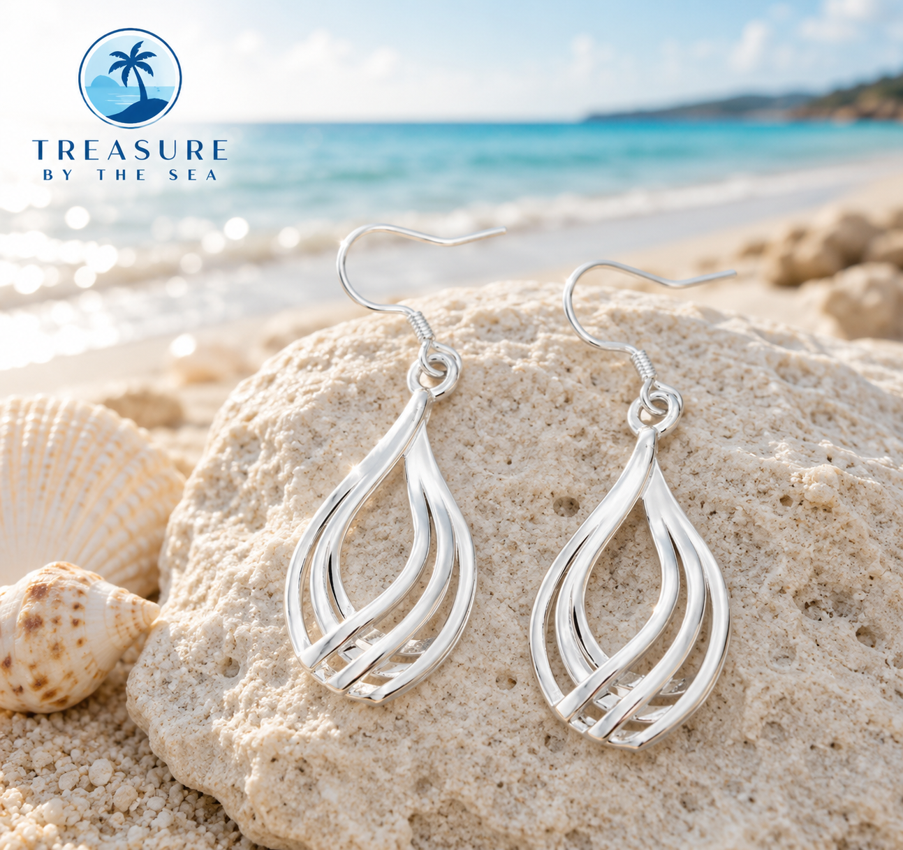 Silver Teardrop Earrings