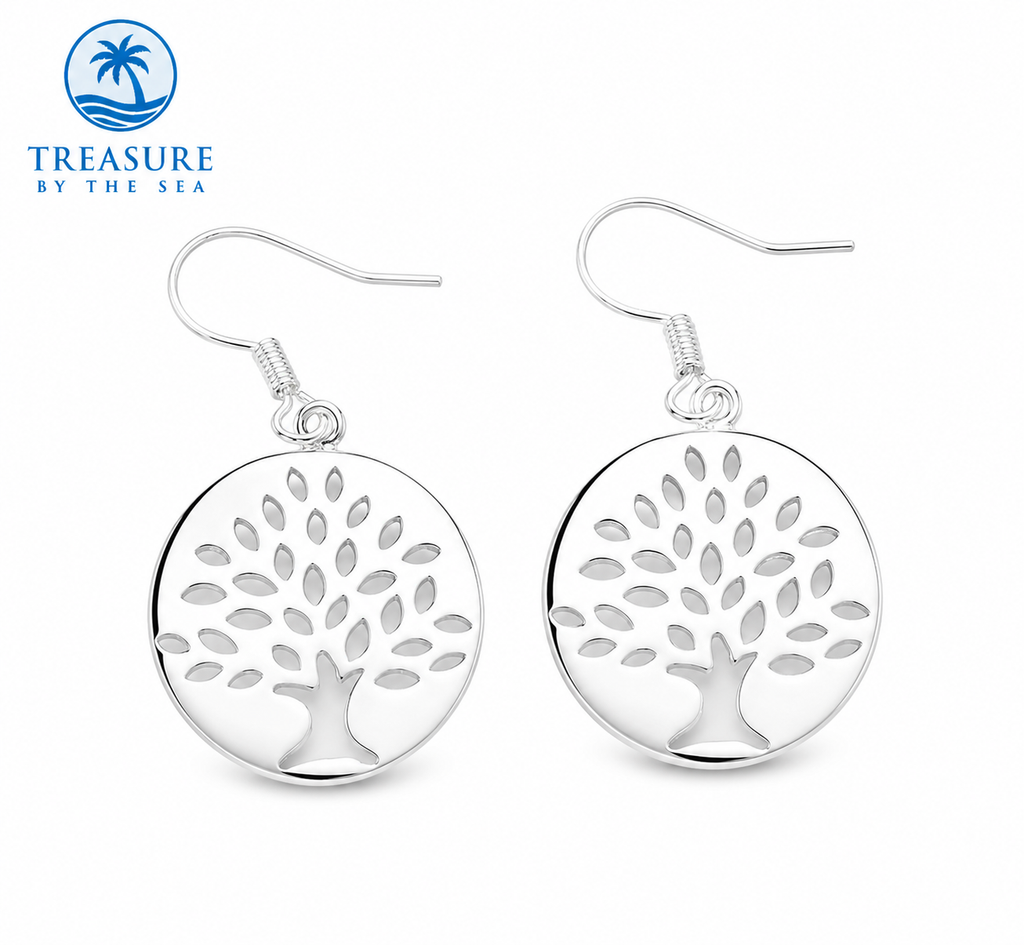 Silver Tree of Life Earrings