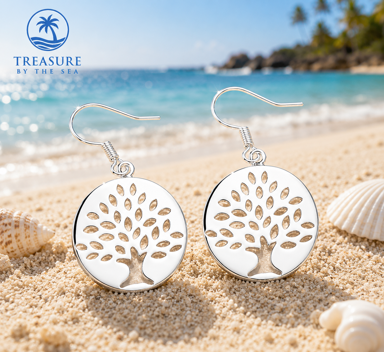 Silver Tree of Life Earrings