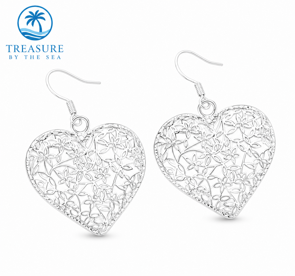 Sterling Silver Heart Earrings