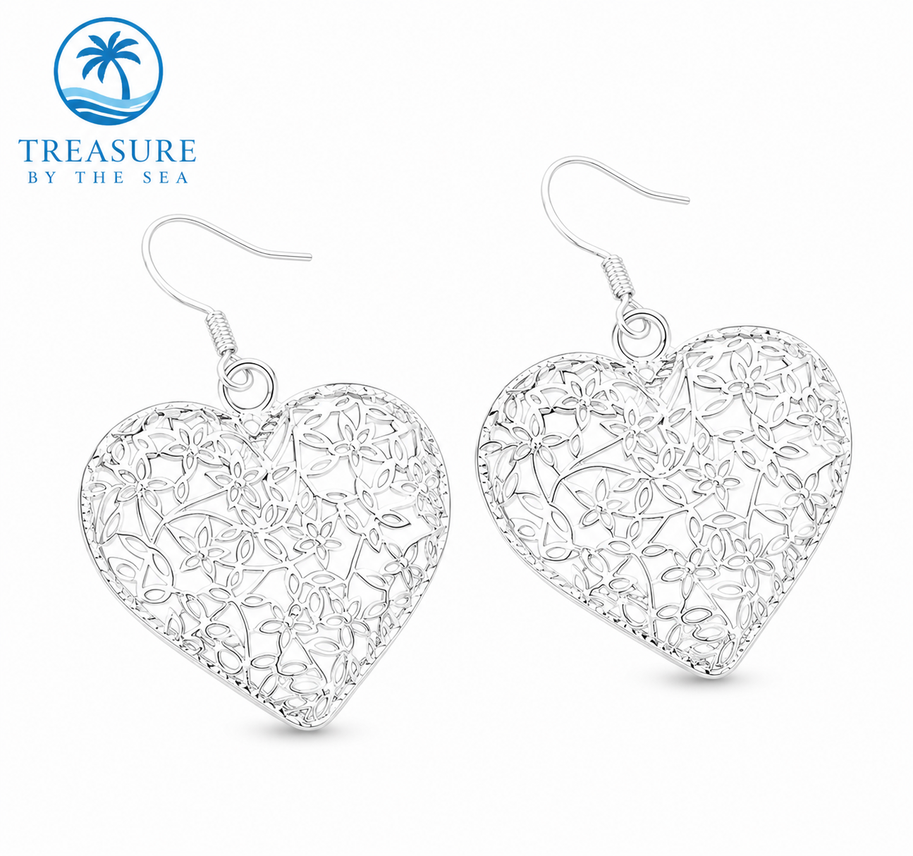 Sterling Silver Heart Earrings