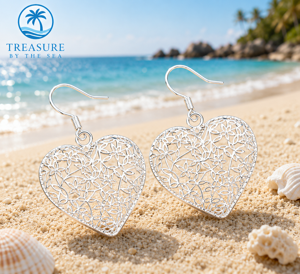 Sterling Silver Heart Earrings