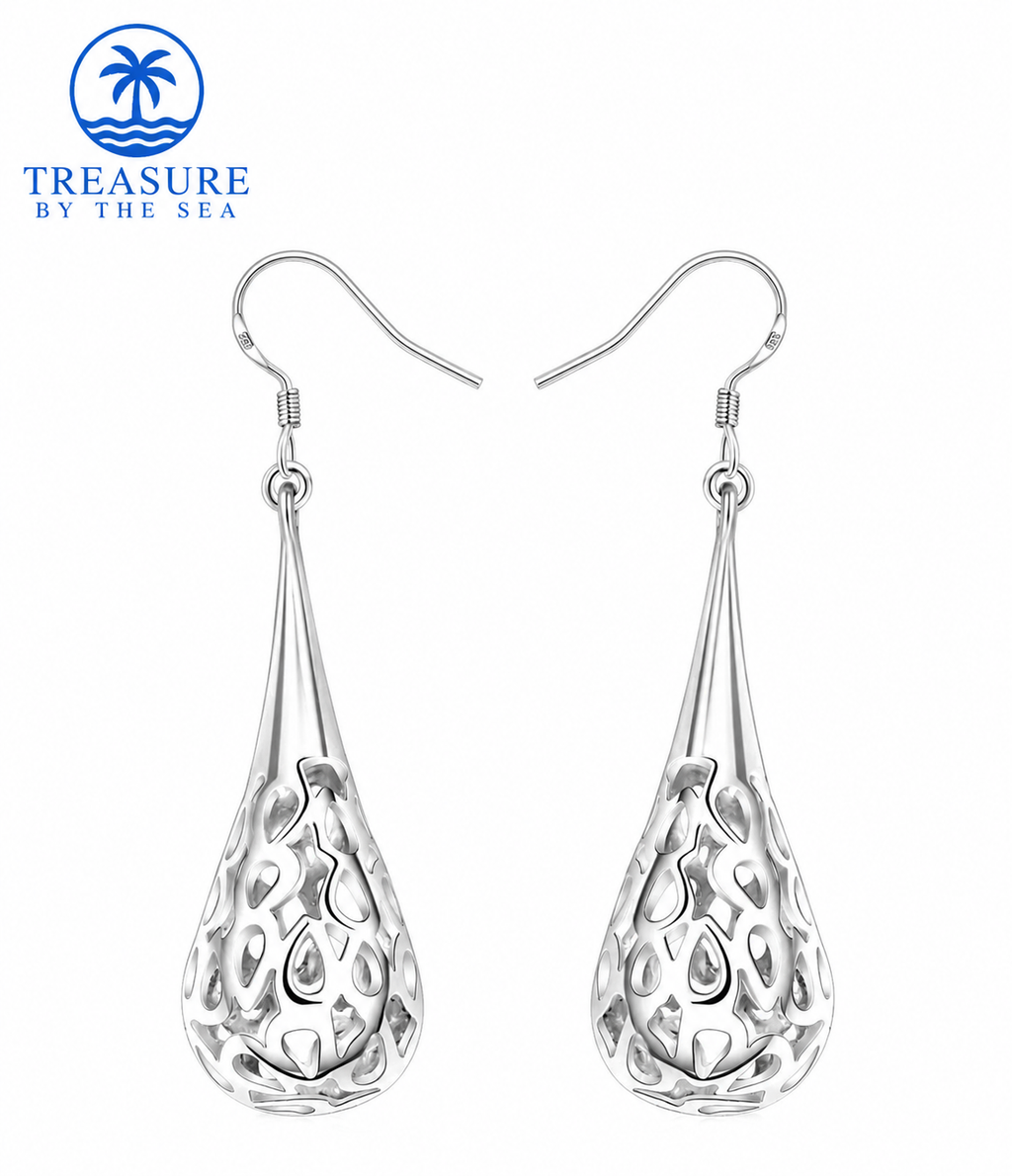 Sterling Silver Filagree Earrings