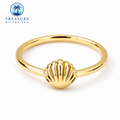 Gold Seashell Ring