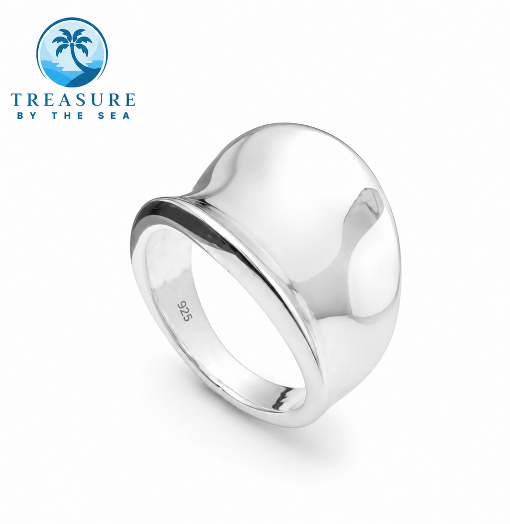 Sterling Silver Dome Ring