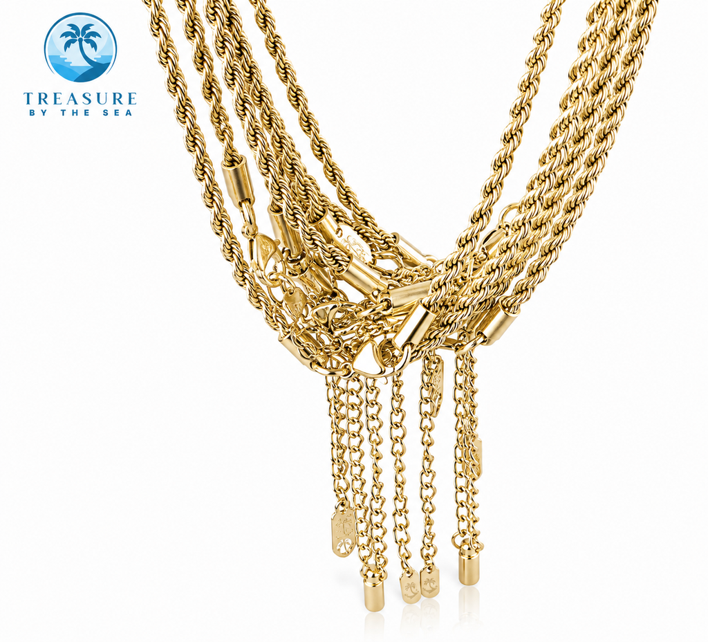 Stainless Steel Rope Chain Necklace