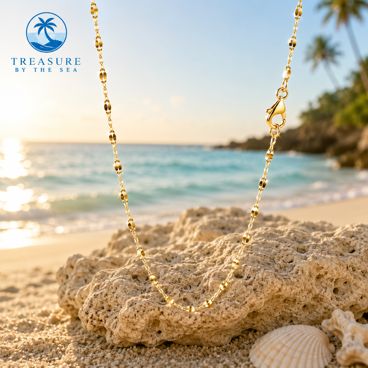 Stainless Steel Gold Chain