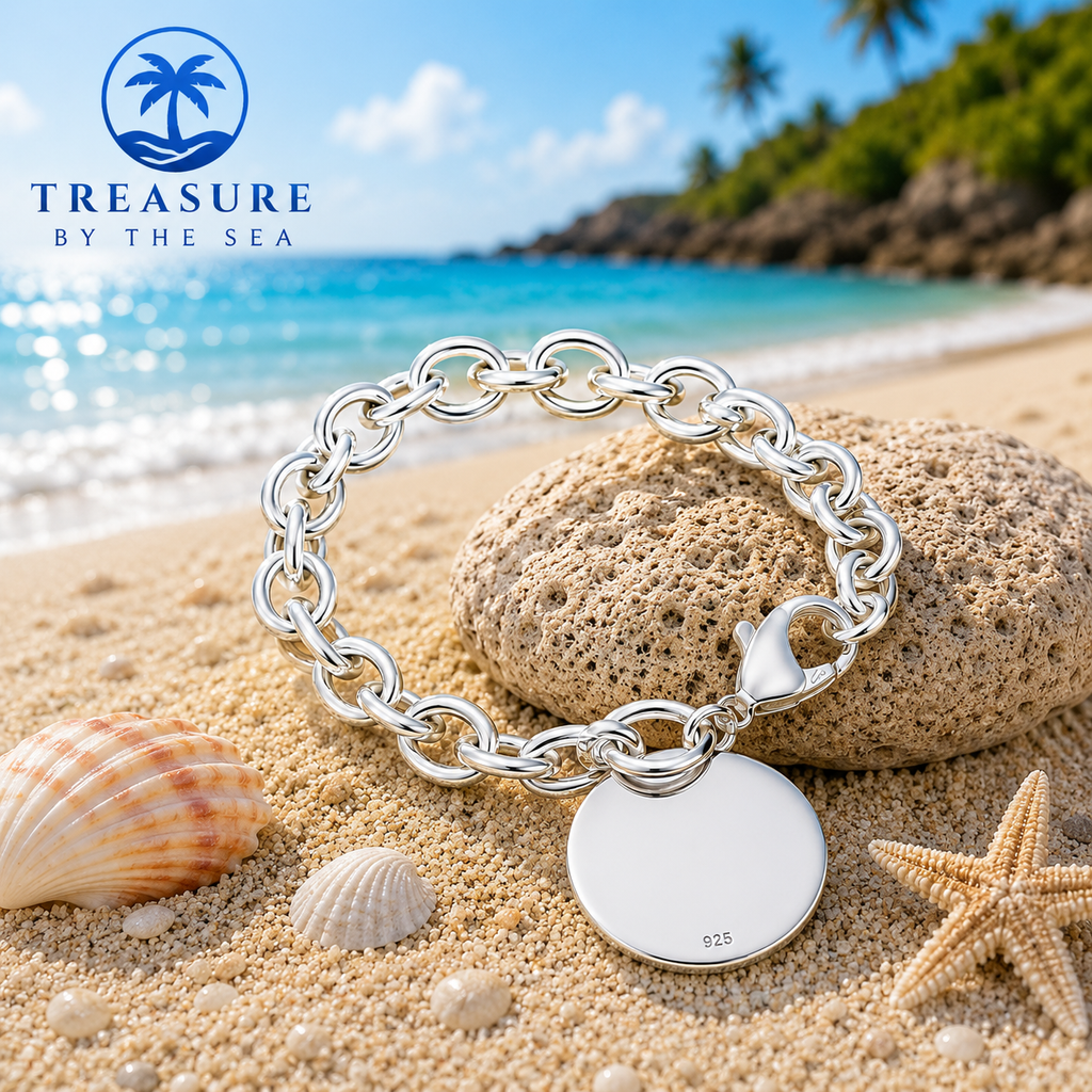 Sterling Silver Coastal Keepsake Bracelet